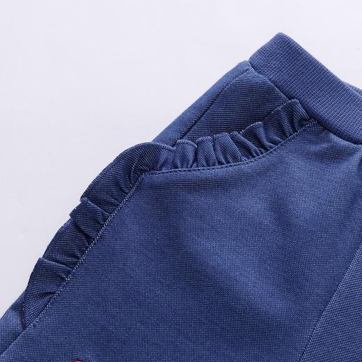 英氏-童衣类（秋）E1连针长裤,  浅牛仔蓝, 100CM 商品图1