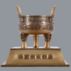 宇达青铜创意艺术品《华夏文明宝鼎》鼎 摆件 高45cm 商品缩略图0