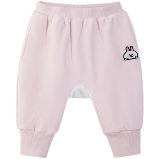 英氏-童衣类（秋）E1连针PP裤, 淡天堂粉, 100CM 商品图4