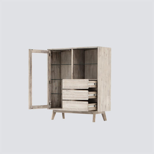 NS家居nsfurniture进口实木餐边柜书柜NSCB-MAD L04B 商品图1