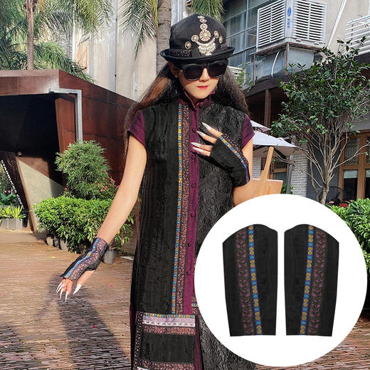 婵媛民族风织带指套 / 杨老师同款 / 少量现货 商品图0