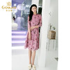 乔万尼秋装修身气质显瘦印花七分袖欧货连衣裙女中长款EN3E418 商品缩略图2