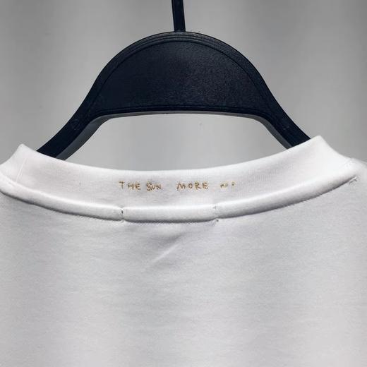 B1DAB3115太平鸟白色T恤2021秋季男装新款宽松全棉休闲青年体恤潮 商品图2