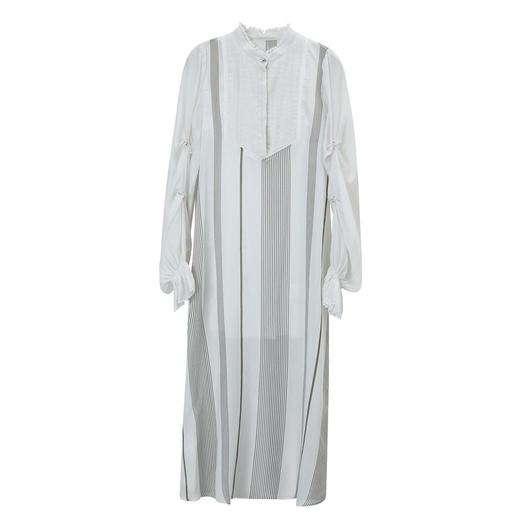 谜底连衣裙2021秋季新款高端系列两件套宽松蕾丝长裙213GL1772 商品图4