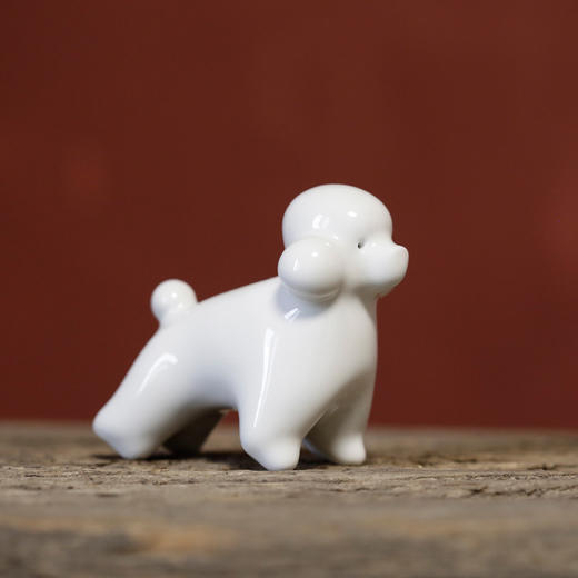 原创贵宾狗“盼”系列陶瓷摆件【下单赠价值29.9元炫彩杯】 商品图1