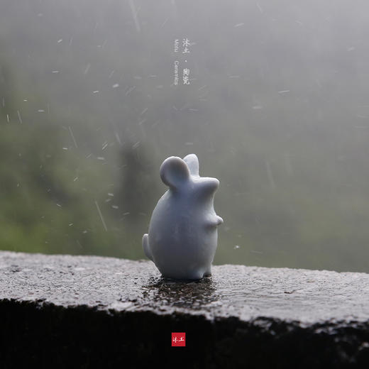 原创可爱萌鼠“祈”系列陶瓷礼物摆件【下单赠价值29.9元炫彩杯】 商品图5