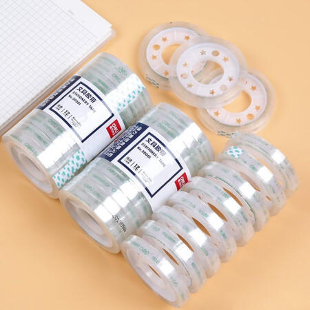 得力文具胶带30008/30010(透明) 商品图0