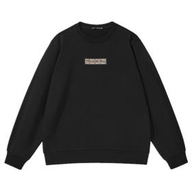 B1BFB3223太平鸟男装2021秋季新款休闲宽松圆领卫衣潮