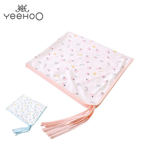 英氏-寝具类（常年）G3牧场蓝尿垫, 微蓝色, F 商品图0