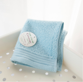 日本那须藤唯美素色无捻01-天蓝色方巾