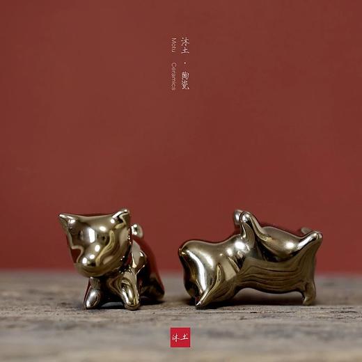 原创经典萌狗“福”系列陶瓷摆件【下单赠价值29.9元炫彩杯】 商品图3