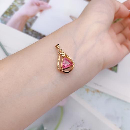 18K镶嵌碧玺吊坠 商品图2