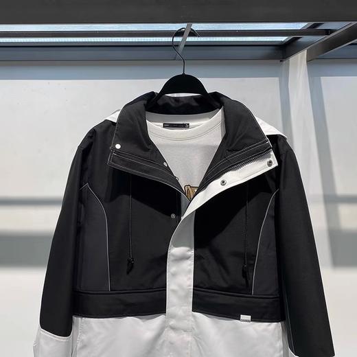 PEACE拼色冲锋衣夹克时尚休闲男外套潮B1BCB3104 商品图1