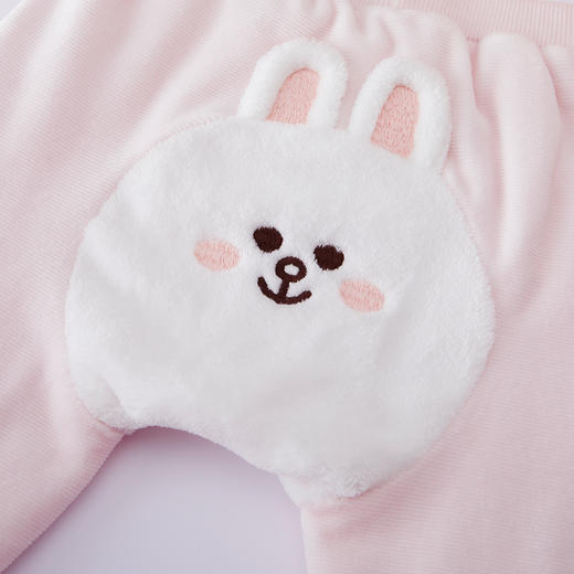 英氏-童衣类（秋）E1连针PP裤, 淡天堂粉, 100CM 商品图2