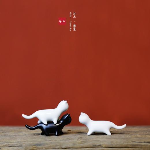 原创经典萌猫“漫步”系列陶瓷摆件礼物【下单赠价值29.9元炫彩杯】 商品图4