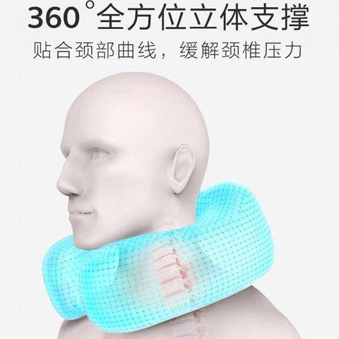 颈椎按摩器飞机旅行办公室午睡U型按摩枕头肩颈部按摩仪送礼佳品 商品图7