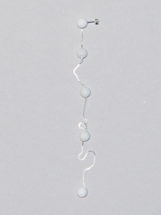北京仓｜Saskia Diez-Crystal-天然岩石水晶 长耳环（单只）［德国设计师］ 商品图5