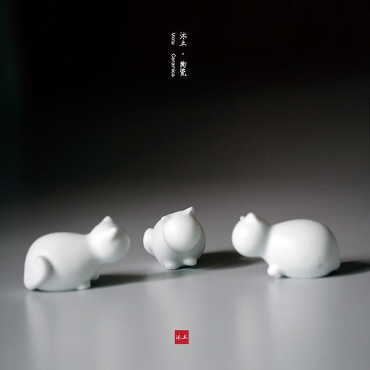 原创经典“外婆家的猫”系列陶瓷摆件礼物【下单赠价值29.9元炫彩杯】 商品图7
