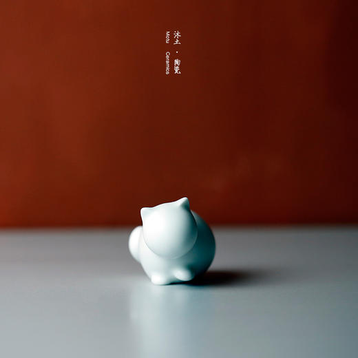 原创经典“外婆家的猫”系列陶瓷摆件礼物【下单赠价值29.9元炫彩杯】 商品图5