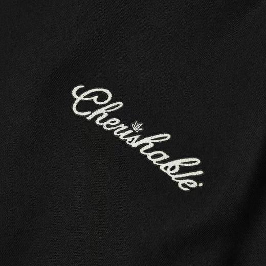 太平鸟男装 卫衣男字母黑色圆领外套秋装潮B1BFB3110 商品图2