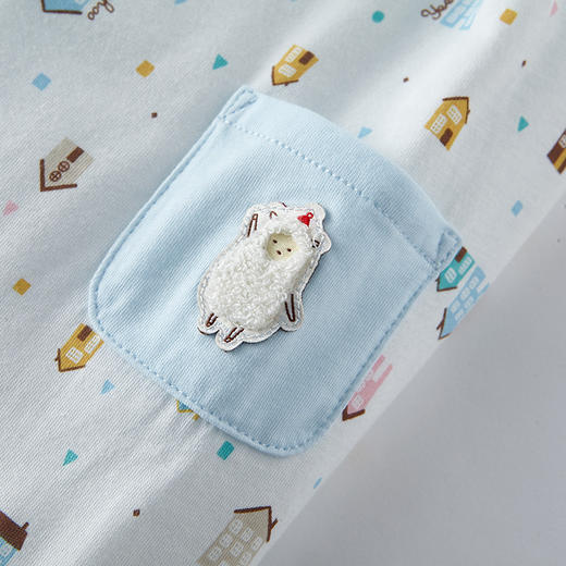 英氏婴儿保暖裤子宝宝夹棉居家服秋冬新款YZJHJ31012A 商品图6