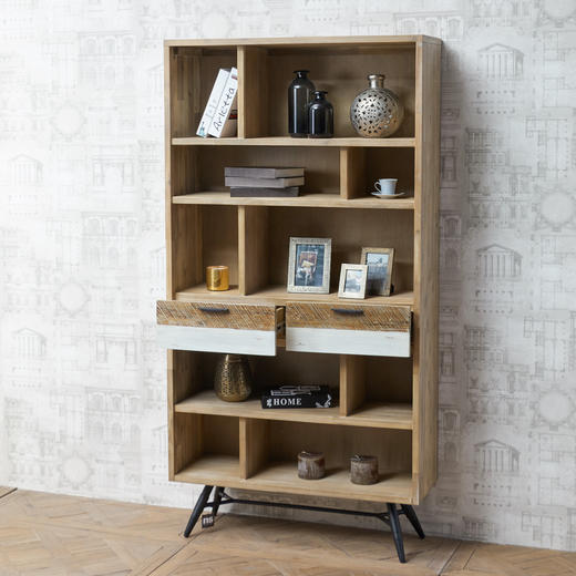 NS家居nsfurniture家居客厅进口HAVN系列实木书柜/装饰柜NSCB-HAVN L02 商品图3