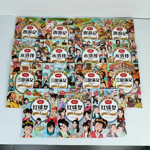 【适合5-12岁】四大名著漫画版（全15册）经典故事用漫画的形式展现人物形象 商品图5