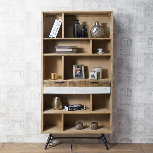 NS家居nsfurniture家居客厅进口HAVN系列实木书柜/装饰柜NSCB-HAVN L02 商品图2