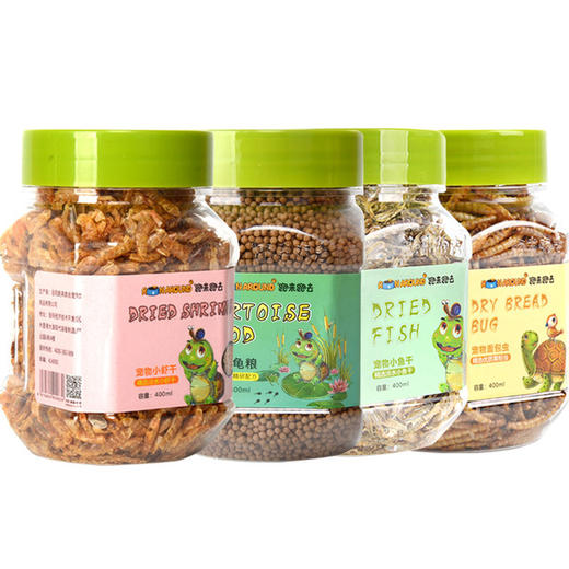 【龟粮】乌龟饲料食物面包虫干虾干牛肉卷鳕鱼卷龟粮 商品图0