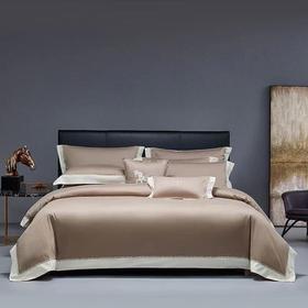 10楼寐     长绒棉缎纹磨毛四件套--温斯顿/248*248cm     吊牌价7599元    活动价3999元