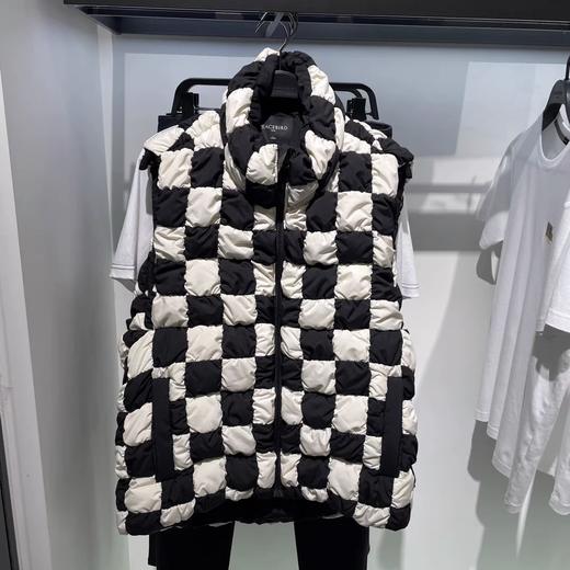 B2AGB3343太平鸟男装2021秋冬款格子羽绒马甲背心时尚马夹外套潮 商品图0