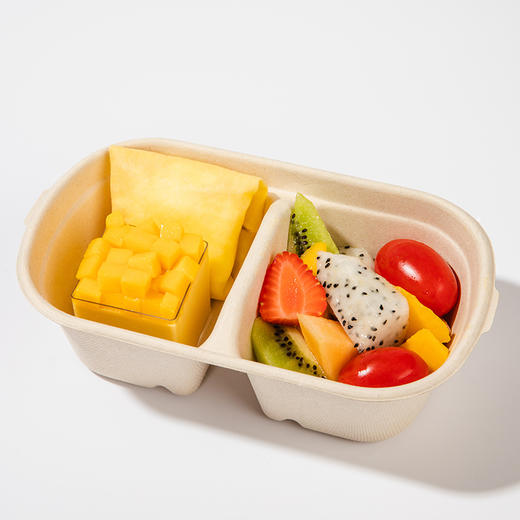 【果缤纷蛋糕盒子】芒果慕斯、芒果班戟、多种鲜果装满盒子（佛山） 商品图1