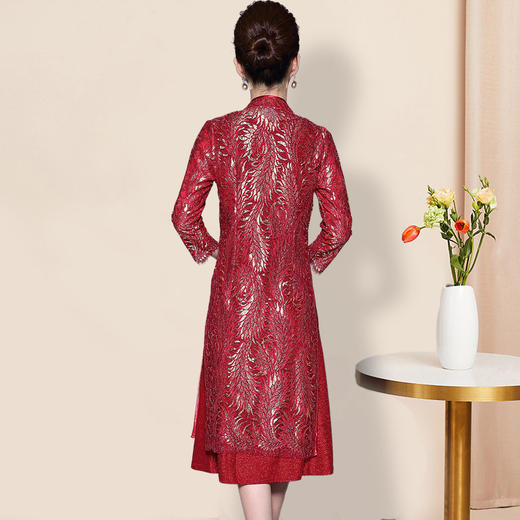 AA  GZ秋季新款大码妈妈装两件套 商品图4