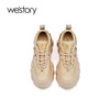westory2021秋季新品厚底百搭休闲鞋松糕底时尚女鞋W21CM71651 商品缩略图3