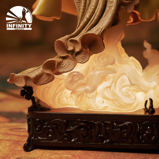 【运费顺丰到付】开天工作室原创 小雅集《鹤姬飞天》艺术品 雕塑雕像 商品图3