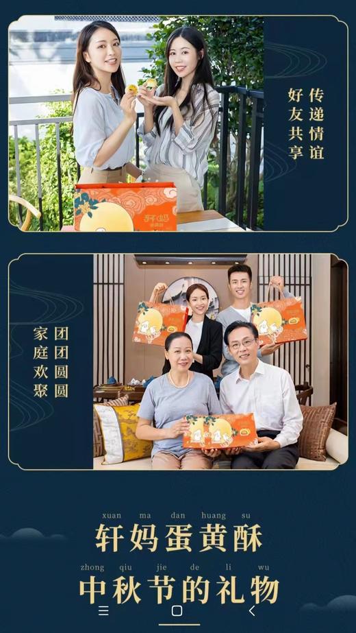 轩妈家蛋黄酥330g6枚x10盒预售超值抢购 商品图2