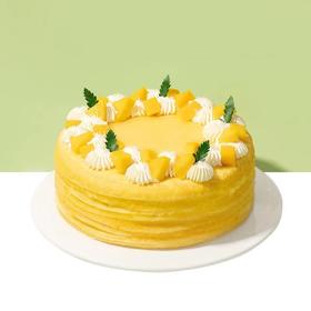 【榴莲芒果千层】热卖款叮当CAKE生日蛋糕-鲜果进口奶油（切开请备注）