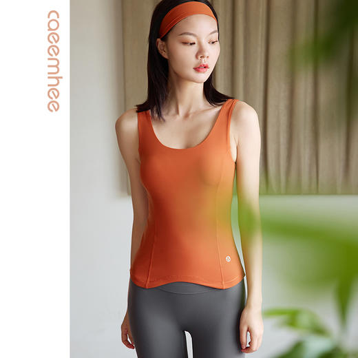【断码捡漏】卡益瑜伽美背裸感背心KL03912 商品图1