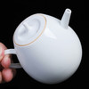 德化甜白瓷泡茶壶家用功夫茶具迷你简约带过滤茶道单壶陶瓷圆壶 商品缩略图2