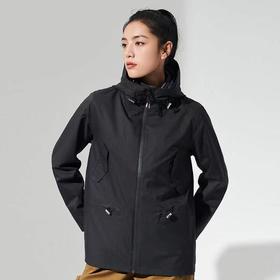 探路者秋冬户外防风加厚加绒保暖三合一抓绒内胆连帽收腰徒步登山防寒服TAWI92714