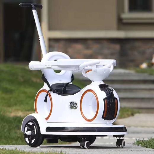 萨玛特婴儿童电动车四轮汽车带遥控宝宝1-3岁手推车可坐充电摩托玩具车SMT-968 商品图1