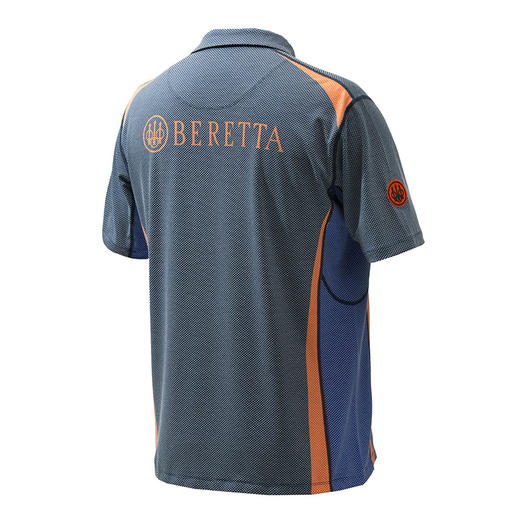 意大利BERETTA  透气速干短袖Polo衫 男士运动休闲灰色 商品图1