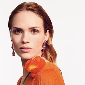 北京仓｜Dyrberg Kern-Amy-红色 耳环［丹麦设计师］