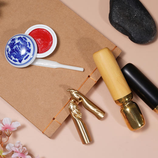 西泠印社新款龙凤柱印章 商品图2