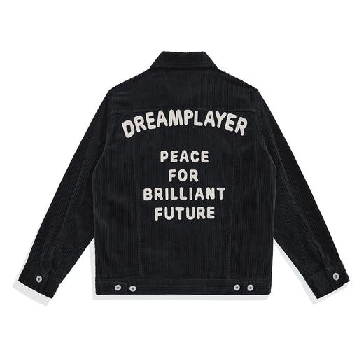 太平鸟男装灯芯绒印花夹克青年休闲外套潮B2BCB3309 商品图2