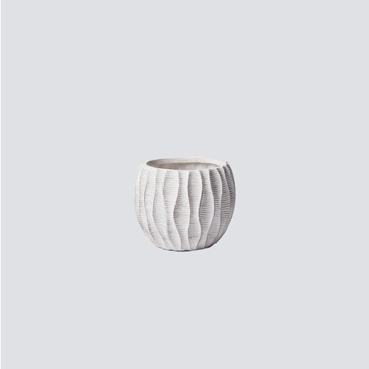 NS家居nsfurniture手工装饰花器NSDE-DM-SHIELDLB*Light Brown-L/S/POT-M 商品图2