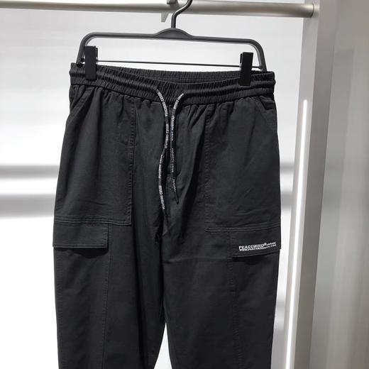 B1GLB3230太平鸟男装2021秋新款百搭束脚工装裤宽松运动休闲裤潮 商品图2