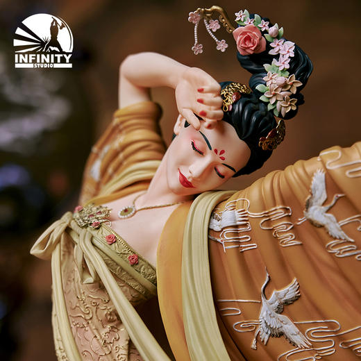 【运费顺丰到付】开天工作室原创 小雅集《鹤姬飞天》艺术品 雕塑雕像 商品图0