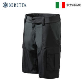 意大利BERETTA休闲运动活力黑色短裤