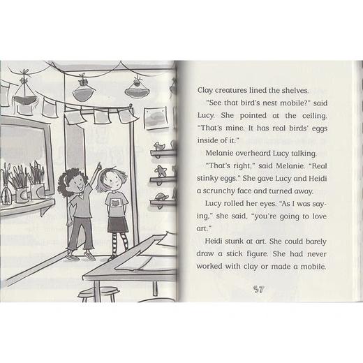 【直播专享·宝莉爹书单5-10岁】Heidi Heckelbeck 小女巫海蒂4册套装 儿童英语初级章节书小说 商品图3